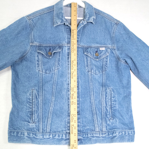 Carhartt Denim Truckers jacket 100 Anniversary 1889-1989 Men's Size M VTG 80's - Picture 13 of 15